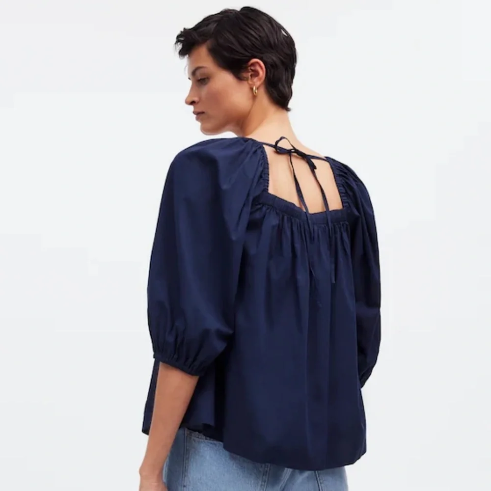 Madewell // EUC Puff-Sleeve Babydoll Top Women's Top - Picture 7 of 7